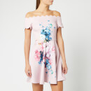 Ted Baker Women's Sirenta Raspberry Bardot Skater Dress - Light Pink