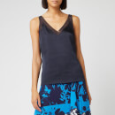Ted Baker Women's Lilyane Mesh Trim V Neck Cami - Dark Blue
