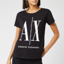 Armani Exchange Women's Logo T-Shirt - Black