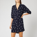 Whistles Women's Brushstroke Print Lola Dress - Navy/Multi
