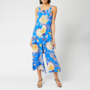 Whistles Women's Exotic Floral Strappy Jumpsuit - Blue/Multi