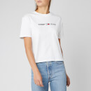 Tommy Jeans Women's Clean Linear Logo T-Shirt - Classic White