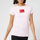 HUGO Women's Dennja Box Logo T-Shirt - Open Pink