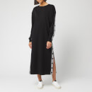 HUGO Women's Nuery Logo Tape Midi Dress - Black