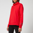 HUGO Women's Niale High Neck Sweat - Open Pink