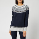 Barbour Women's Fairlead Knit Jumper - Deep Sea Marl