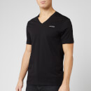Armani Exchange Men's V Neck T-Shirt - Black