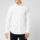 Armani Exchange Men's Small Logo Long Sleeve Shirt - White