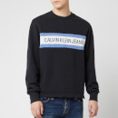 Calvin Klein Jeans Men's Front Stripe Sweatshirt - CK Black/White
