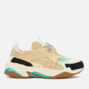 Puma Men's Thunder Disc Trainers - White Smoke/Pale Khaki