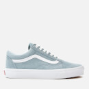 Vans Women's Old Skool Suede Trainers - Blue Fog/True White