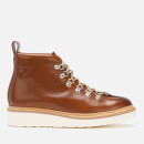 Grenson Men's Bobby Had Painted Leather Hiking Style Boots - Tan