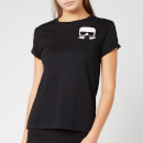 Karl Lagerfeld Women's Ikonik Karl Pocket T-Shirt - Black