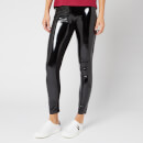Karl Lagerfeld Women's Karl Faux Patent Leggings - Black