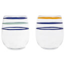 Kate Spade Citrus Twist Stripe Stemless Wine Glass