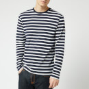Armor Lux Men's Marinière Round Neck Top - Navire/Blanc