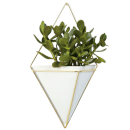 Umbra Trigg Wall Vessel - Large - White Brass