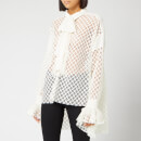 Philosophy di Lorenzo Serafini Women's Lace Pussy Bow Blouse - Cream