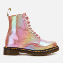 Dr. Martens Women's 1460 Iridescent Pascal 8-Eye Boots - Pink