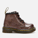 Dr. Martens Toddler's 1460 Glitter Lace-Up Boots - Rose Brown