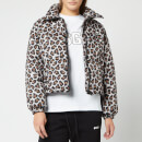 MSGM Women's Leopard Jacket - Beige
