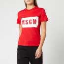 MSGM Women's Logo T-Shirt - Red