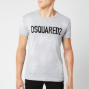 Dsquared2 Men's Logo Paint Splash T-Shirt - Grey Melange