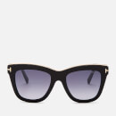 Tom Ford Women's Julie Sunglasses - Shiny Black/Smoke Mirror
