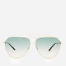 Tom Ford Women's Binx Sunglasses - Shiny Rose Gold/Gradient Green