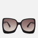 Tom Ford Women's Emmanuella Sunglasses - Shiny Black/Gradient Roviex