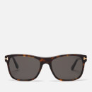 Tom Ford Men's Guilio Sunglasses - Dark Havana/Smoke Polarized