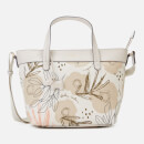 Radley Women's Desert Floral Medium Zip Top Multiway Bag - Chalk