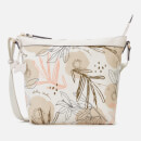 Radley Women's Desert Floral Medium Zip Top Cross Body Bag - Light Natural