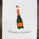 Prosecco-ho-ho Cotton Tea Towel
