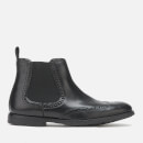 Clarks Men's Ronnie Top Leather Chelsea Boots - Black