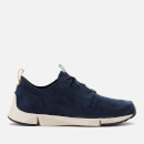 Clarks Men's Tri Solar Nubuck Trainers - Navy
