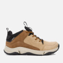 Clarks Men's Tri Path Mid Trainers - Tan Combi