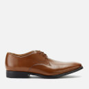 Clarks Men's Gilman Walk Leather Derby Shoes - Dark Tan