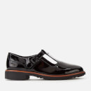 Clarks Women's Griffin Town Patent T-Bar Flats - Black
