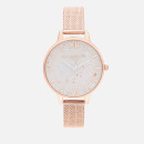 Olivia Burton Women's Celestial Boucle Mesh Watch - Rose Gold