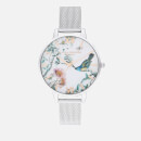 Olivia Burton Women's Painterly Prints Watch - Rose Gold & Silver Mesh