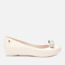 Melissa Women's Ultragirl Chrome Tie Ballet Flats - Ivory