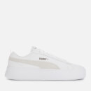 Puma Women's Smash Platform Low Trainers - White