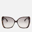 Gucci Women's Butterfly Acetate Sunglasses - Havana