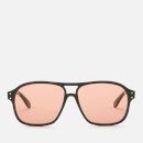 Gucci Men's Aviator Style Sunglasses - Green/Red