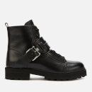 Tod's Women's Cross Strap Hiking Ankle Boots - Black