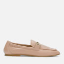 Tod's Women's Leather T Logo Slip On Loafers - Beige