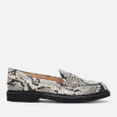 Tod's Women's Python Print Loafers - Rock