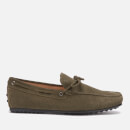 Tod's Men's Suede City Gommino Driving Shoes - Forest