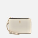 Marc Jacobs Women's Top Zip Multi Wallet - Cream